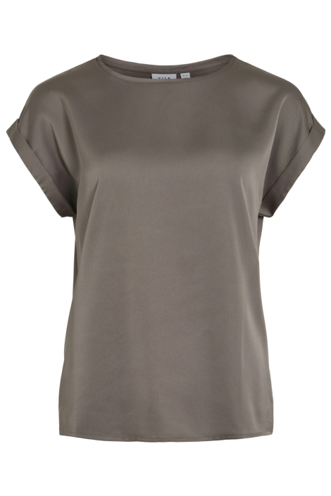 Vila viellette s/s satin top - noos